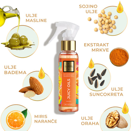 Ulje za njegu i sunčanje Naranča
