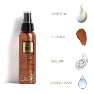 Broncana Sjajna Vodica Sa Shimmerom Sastojci Glow Babe Bronze La PIEL Lana Jurcevic