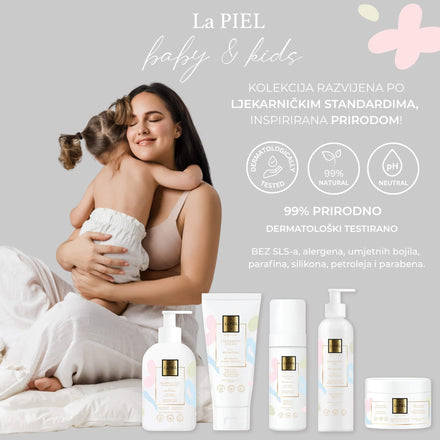 La PIEL Baby & Kids Prirodni Sampon U Pjeni Prirodni Proizvodi By Lana Jurcevic