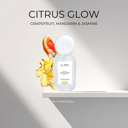 La PIEL Citrus Glow Prirodni Dezodorans I Body Mist Citrusne I Cvjetne Note