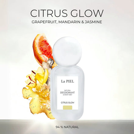 La PIEL Citrus Glow Prirodni Dezodorans I Body Mist S Mirisom Grejpa Mandarine I Jasmina U 94 Posto Prirodno