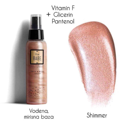 La PIEL Glow Babe Shimmer Vodica Sastojci I Tekstura