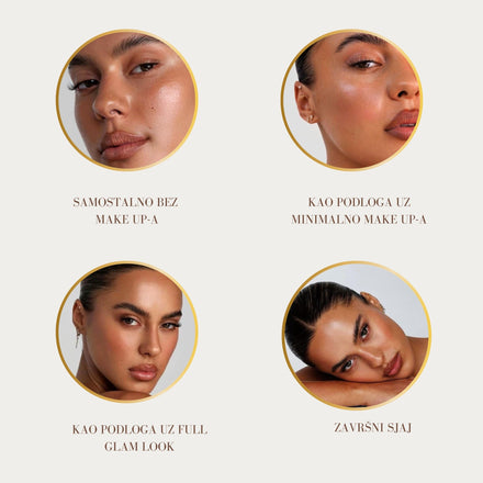 La PIEL GLOW Bronze krema za lice 4 Nacina Koristenja