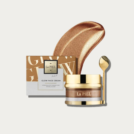 La PIEL Glow Bronze Krema Za Lice Pakiranje I Broncana Tekstura