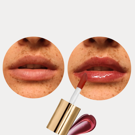 La PIEL Juicy Lips Cherry Lip Oil Prije I Poslije