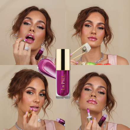 La PIEL Juicy Lips Sweet Plum Lip Oil Ridokosa Model Kolaz