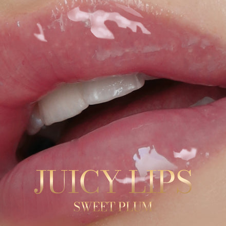 La PIEL Juicy Lips Sweet Plum Lip Oil Sjaj Na Usnama Closeup