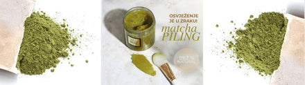 La PIEL Matcha Babe Piling Za Tijelo Banner