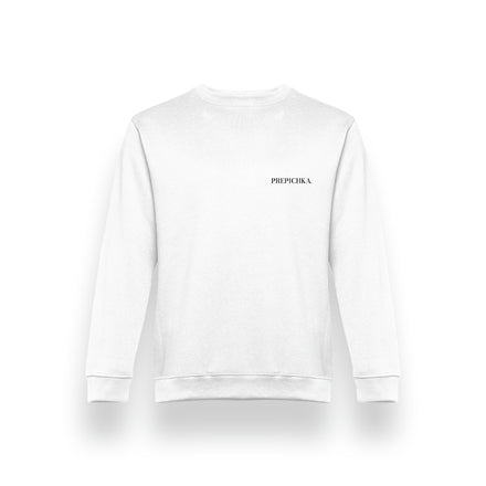 La PIEL Prepichka Bijeli Sweatshirt Product Mockup