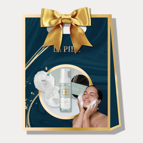 La PIEL Wash Poklon Vrecica Sadrzi Pjenu Za Ciscenje Lica I Skidanje Sminke Multinamjensku Spuzvicu Za Lice Koja Olaksava Skincare I Makeup Rutine Narukvice Za Umivanje