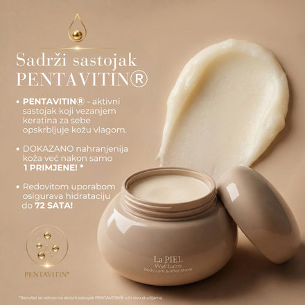 La PIEL Wet Balm Body Care After Shave Pentavitin Hidratacija